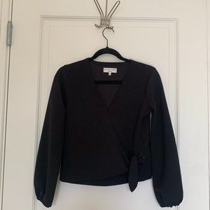 Texture & Thread Wrap Top